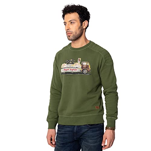 Image of ROYAL ENFIELD Carnival Sweatshirt Cypress (3XL) 48 Cm