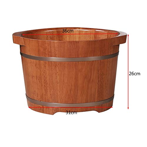 Spa de pies de madera para pedicura y masaje 26 cm miniatura 6