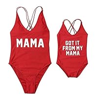 Algopix Similar Product 16 - Mommy and Me Swimsuit Family Matching