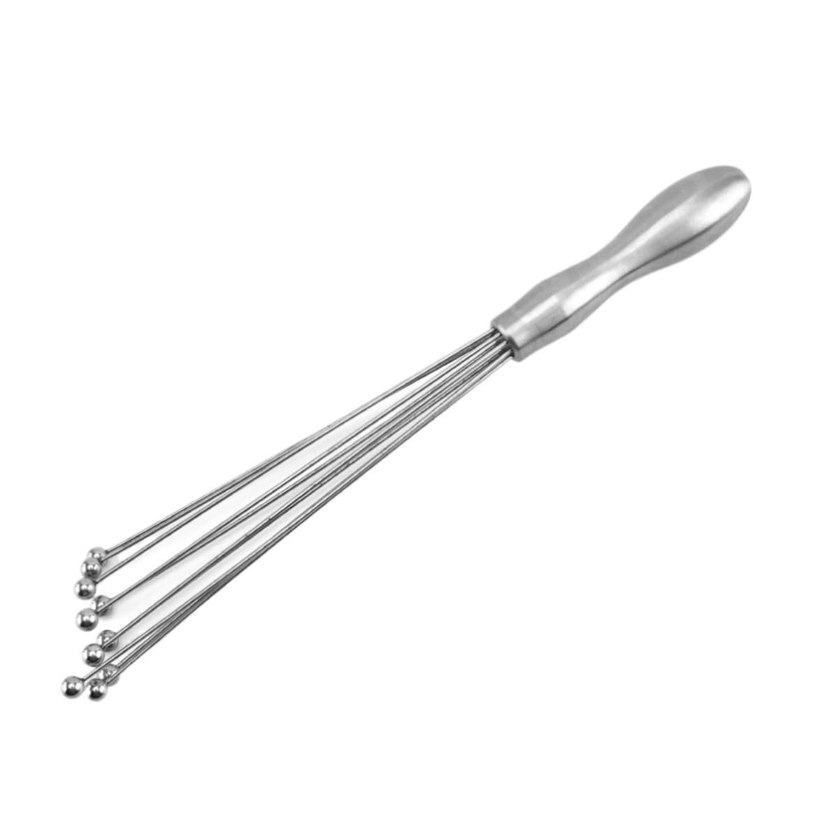Varillas Cocina Espumador De Leche Batidor De Bolas De Acero Inoxidable, Mezclador Manual, Herramientas De Cocina For Hornear, Salsa, Crema, Huevos Batidora De Leche(12inch)