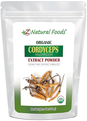 Z Natural Foods Organic Cordyceps Mushroom Extract Powder