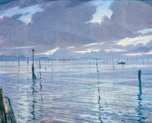 Image sur toile impression tableaux peinture Venise Torcello Nevinson 60x90cm