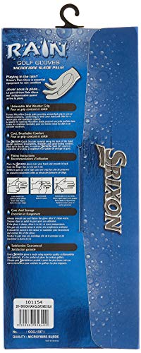 Srixon Rain Glove (Pair), Black, Medium/Large #TOP4