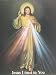 Divine Mercy Poster in English, 13" x 17" - MADE IN ITALY