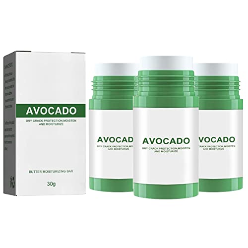 AAOCLO Crack Proof Avocado Lotion Stick, Foot Repair Cream, Dry Crack Protection Moisturizing Cream, Fast Relief Rough Dry, Foot Care Treatment Repair Stick