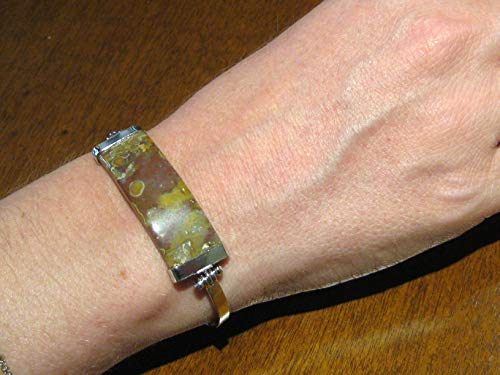 Bracelet Jaspe véritable perles rondes lithothérapie homme