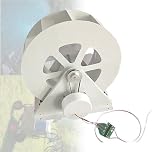 Eryssgbf 100W Water Turbine Generator, Hydrogenerator with Quiet Operation, Portable & High Performance, Steel Construction.