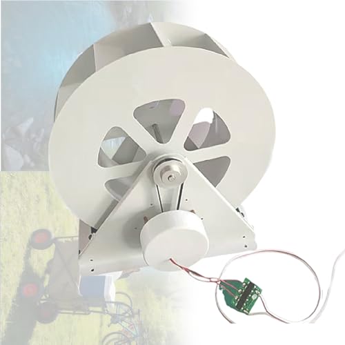 Generador de turbina hidroeléctrica, rueda de agua de baja velocidad para iluminación exterior, opciones de 50 W/100 W