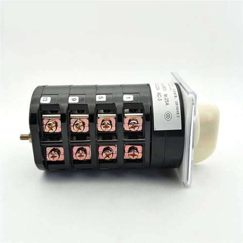 Interrupteur à came rotatif LW5-40/4 pour isoler et couper un circuit triphasé de 40A