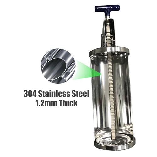 Dispenser per salse, in acciaio inox, per controllo delle porzioni, per panna acida e condimenti per insalata, capacità 650 ml