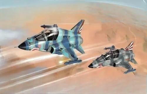 Assemble Model kit F162707 F-5 Tiger II US Navy VFC 111 "Sundowners F-5E & F-5F Compact Series