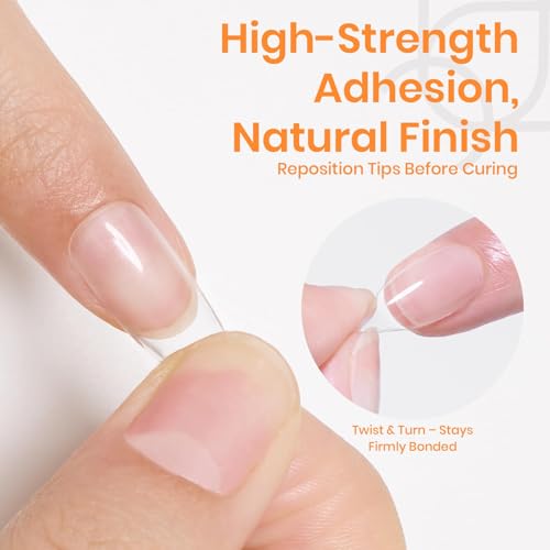 Beetles Nail Glue Gel Hands-Free, 20g Tipex Solid Nail Glue Gel for Acrylic Nails Extension, Press On Nails, 3D Nail Art, Soak off UV & LED, Beginner Friendly Long Lasting DIY Home Manicure - Thumbnail 7