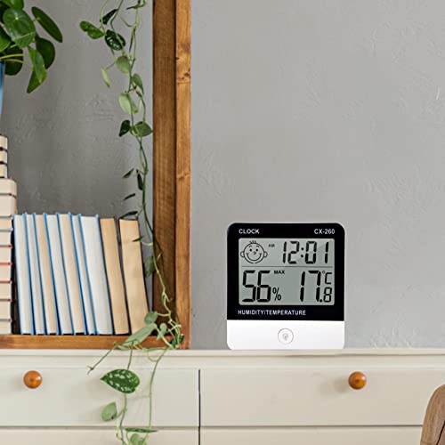 Termômetro Interno Higrômetro Digital - Mini ambiente com medidor umida,Termômetro externo interno h