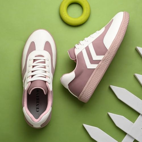 Image of Centrino Women Sneaker | Cushioned Insole for Comfort | Stylish Lace-Up Design | Perfect for Casual Outfit for Girls (9759)