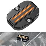 NICECNC Orange Rear Brake Master Cylinder Cover 6061 Aluminum Rear Brake Master Cylinder Guards Compatible...