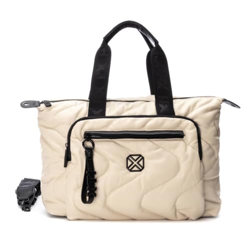 XTI - Bolso Mujer Beige - Diseño moderno y...