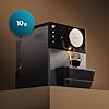 Cecotec Machine à Café Superautomatique Compacte Cremmaet Cube. 1350W, Système de Pressage 10g, Système de Pré-Infusion, 19 Bars, Système Thermoblock, 5 Niveaux de Mouture, Panneau de Contrôle Tactile