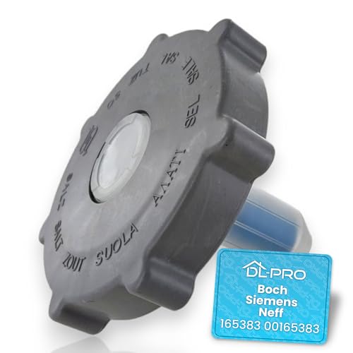 DL-pro Tapa para depósito de sal compatible con Siemens Bosch Neff 165383 00165383 para lavavajillas, lavavajillas