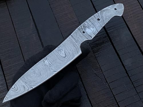 Jayger Handmade Kitchen Knife Blade | Vegitable Knife | Damascus Steel | Heat Treated | Shrap | (K-19) - Image 7