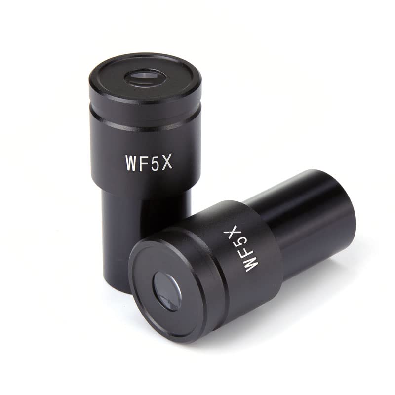 A oculare del microscopio biologico Wf5x wf10x wf15x wf16x wf20x wf25x Accessori for lenti for microscopio Linetto largo lente monoculari (Color : 1set 5X 10X 16X 20X)