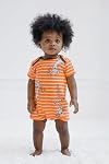 Disney Winnie the Pooh Mickey Mouse Tigger Baby 2 Pack Henley Rompers Newborn to Infant