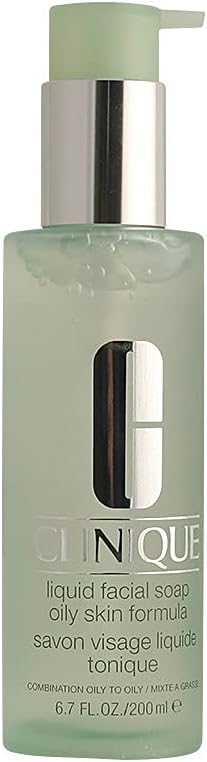 Clinique All About Clean Liquid Facial Cleanser Soap, Oily Skin Formula for Combination Oily to Oily Skin