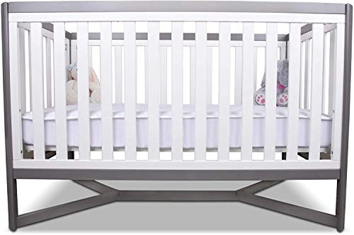 Maxi Crib Down Alternative Mattress Pad - 100% Cotton, 300 Thread Count Shell - Fitted, Breathable Baby Mattress Cover - (Crib) 52X28 #TOP1