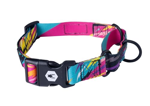 Wolfgang Martingale Dog Collar Fuzzytails Print Small