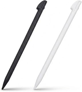 3DSLL用 タッチペン 2本セット 白 黒 交換用 入力ペン 互換品 (3DSLL)