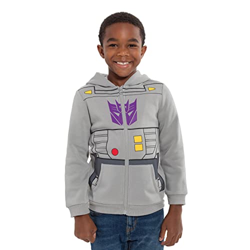Transformers Megatron Bumblebee Fleece Zip Up Pullover Hoodie Little Kid to Big Kid2