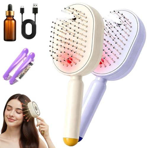 Brosse scalp massage anti-casse pour réparer les cheveux abîmés par le coiffage