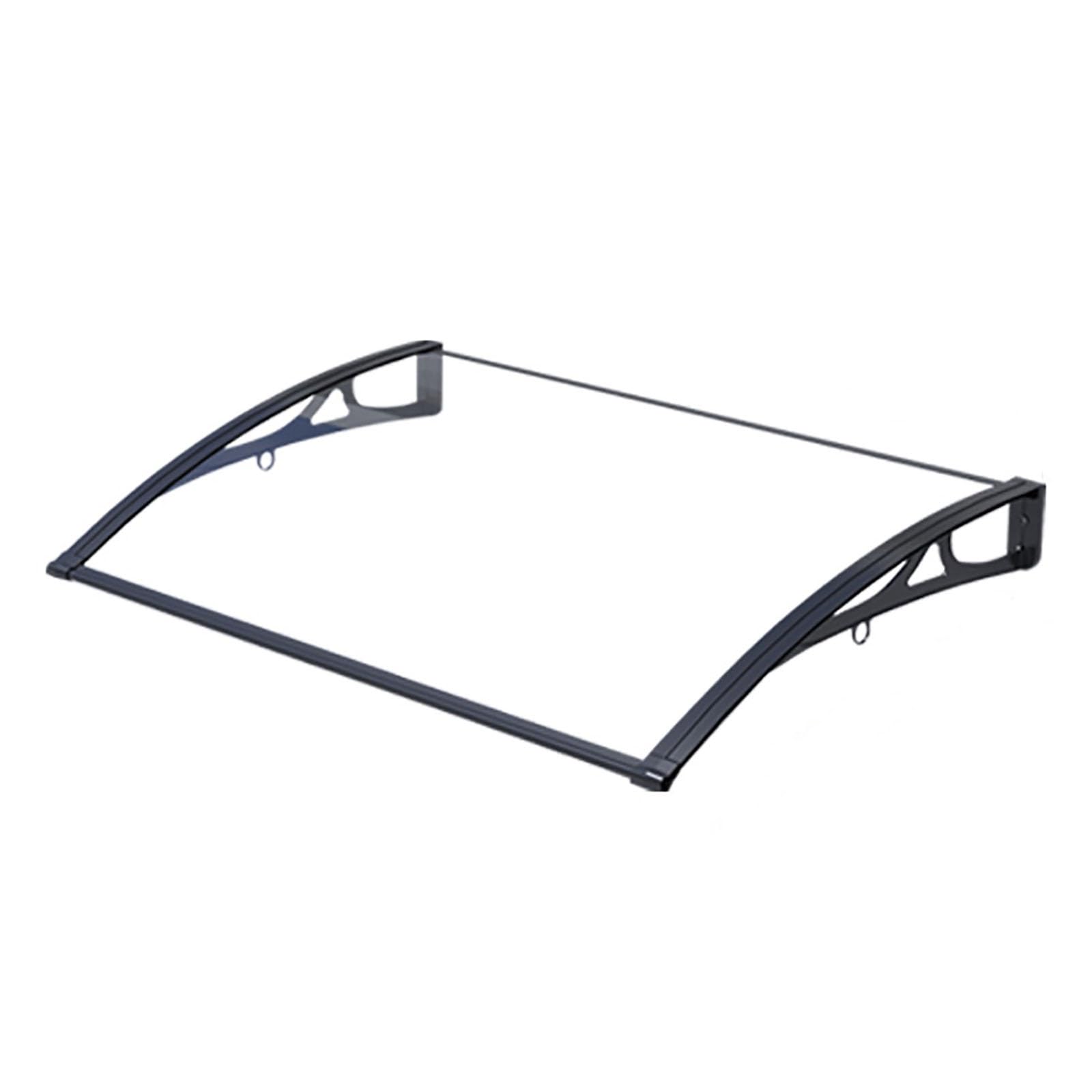 QYMYOZ Outdoor Air Conditioner Cover, Heat Pump Canopy, Patio AC Unit Protection, Polycarbonate Shelter (60x60cm/24x24in) for Enhanced Durability & Weather Resistance