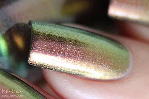 Image of ILNP Nostalgia (H) - Gold, Green, Red, Bronze, Copper Holographic Ultra Chrome Color Shifting Nail Polish