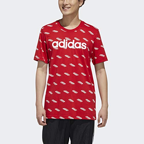adidas M Fav Tee T-Shirt Homme en jersey de coton doux avec coupe athlétique moderne