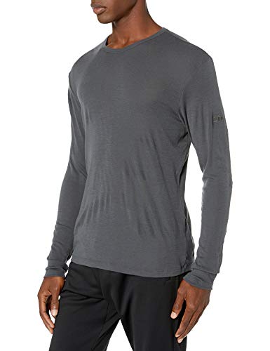 Icebreaker Merino Men's 175 Everyday Long Sleeve Crewe Top, Medium, Monsoon