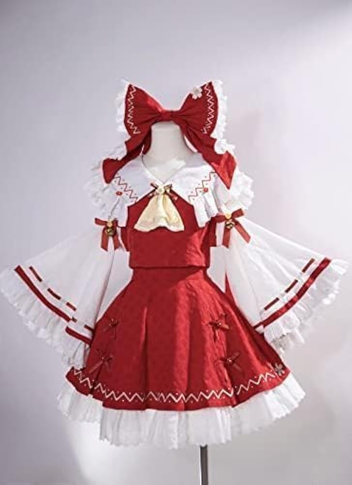 Amazon.co.jp: [BEROZACOS] コスプレ衣装 博麗霊夢 コスプレ衣装(道具