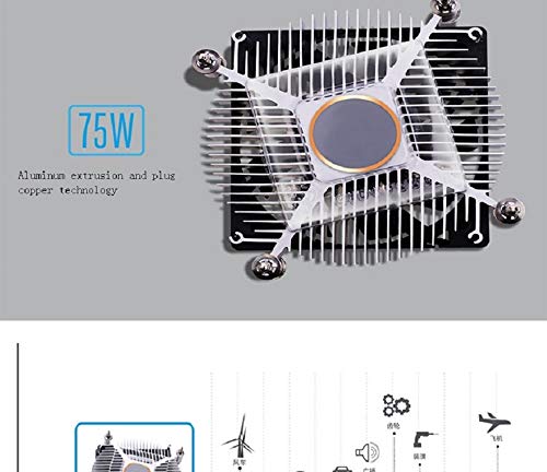 Diagram showing H116 cooler suitable for HTPC and AIO PC