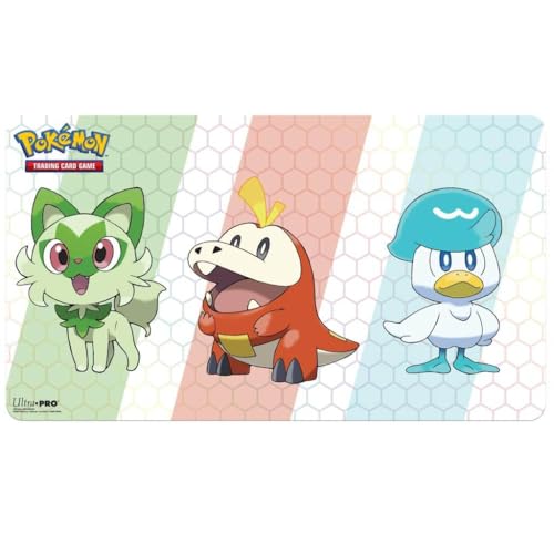 Ultra PRO - Ensemble de jeu Pokémon Paldea First Partner – Comprend un tapis de jeu de cartes, 65 pochettes pour cartes, une boîte de jeu de cartes avec 4 séparateurs, le tout emballé dans une boîte – vue 4