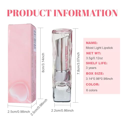 Image of WanTuoluo Honey Tinted Lip Stain Lip Gloss, Sheer Hydrating Lip Balm, Moisturizing Lip Color for All Skin Tones, Nourishing Lipstick with a Hint of Natural Black Cherry Tint (A01)