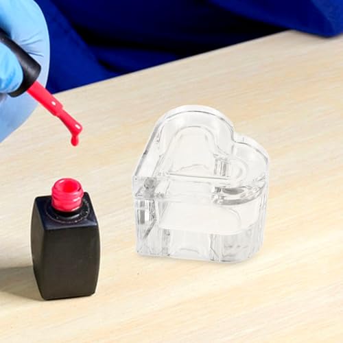 Set cupa cristal para uñas forma corazón dappen miniatura 5