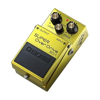 Pédale SD-1-B50A Super Overdrive BOSS | Pédale compacte du 50e anniversaire en édition limitée | Finition métallique, vis argentée, boutons à capuchons dorés et emblème du 50e anniversaire - Les Beatles, Paul McCartney, John Lennon, RIngo Starr, George Harrison