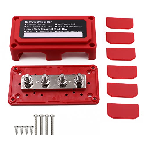 Gloaso Bus Bar 12V 300A Heavy Duty Module 4 x 5/16