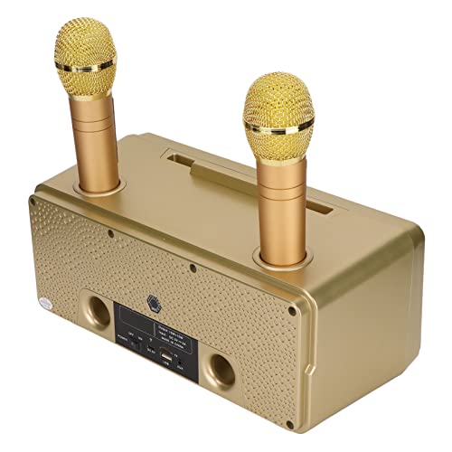 Heayzoki Microfone Sem Fio, Microfone Karaokê, 2 Peças Karaokê Microfone, Home KTV Connect to TV, Al