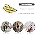 Healvian Industrial Safety Warning Sign Stickers 6-Pack Self-Adhesive Vinyl Caution Labels for Machinery and Workplace Safety