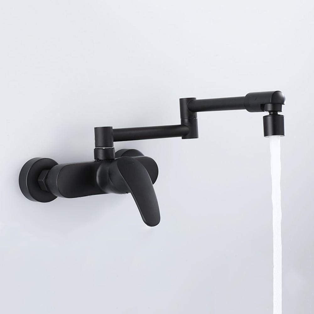 Rubinetti Miscelatori for Riempitore for pentole da Cucina Montaggio a Parete, Maniglia Singola Calda e Fredda Universale Multifunzione, Rubinetto da Cucina Lavelli da Cucina Miscelatore Rubinetto-Cro