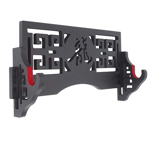 LYU-oag Velvet Protect Schwert Wandhalterung Schwerthalter Display Ständer für Katana Wakizashi und Samurai Schwerter Cover