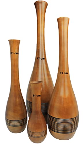 Vase en bois de manguier de 51 cm pour sublimer votre salon bohème