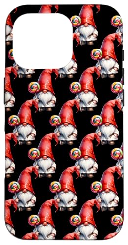 Carcasa para iPhone 16 Pro Grumpy Dad Gnome For Women & Girls With Valentines Day Candy