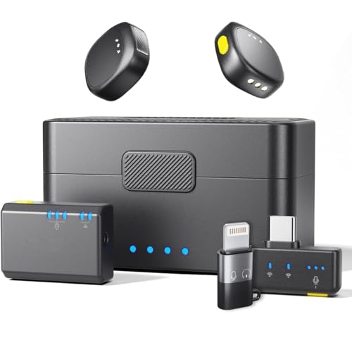 LEKATO Wireless Microphone with Noise Reduction for Camera DSLR, ...