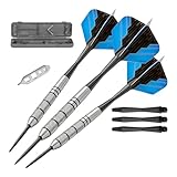 Fat Cat Bulletz 90% Tungsten Steel Tip Darts with Storage/Travel Case, 23 Grams
